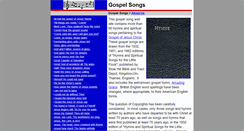 Desktop Screenshot of gospel-songs.org